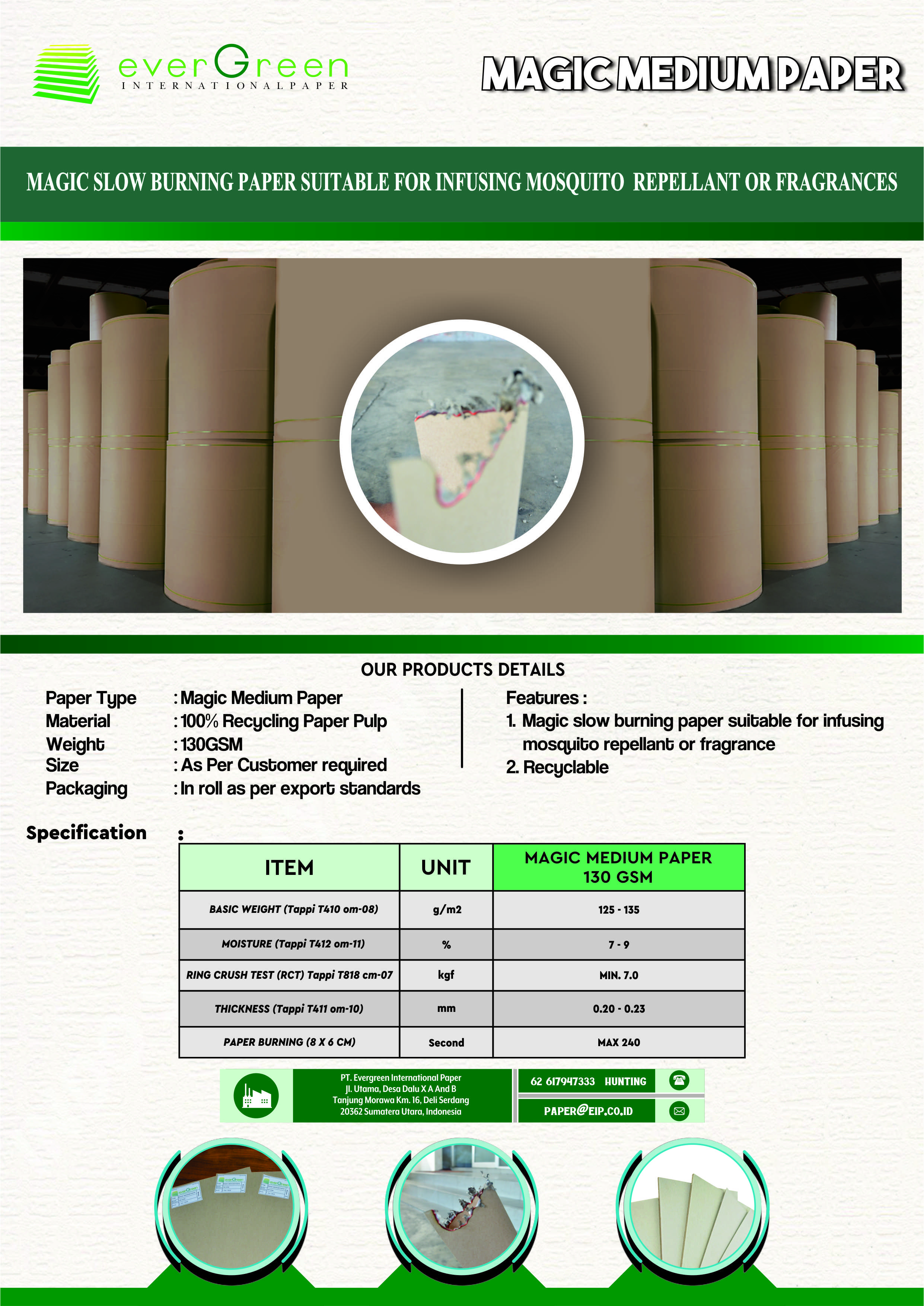 BROSUR Magic Medium Paper